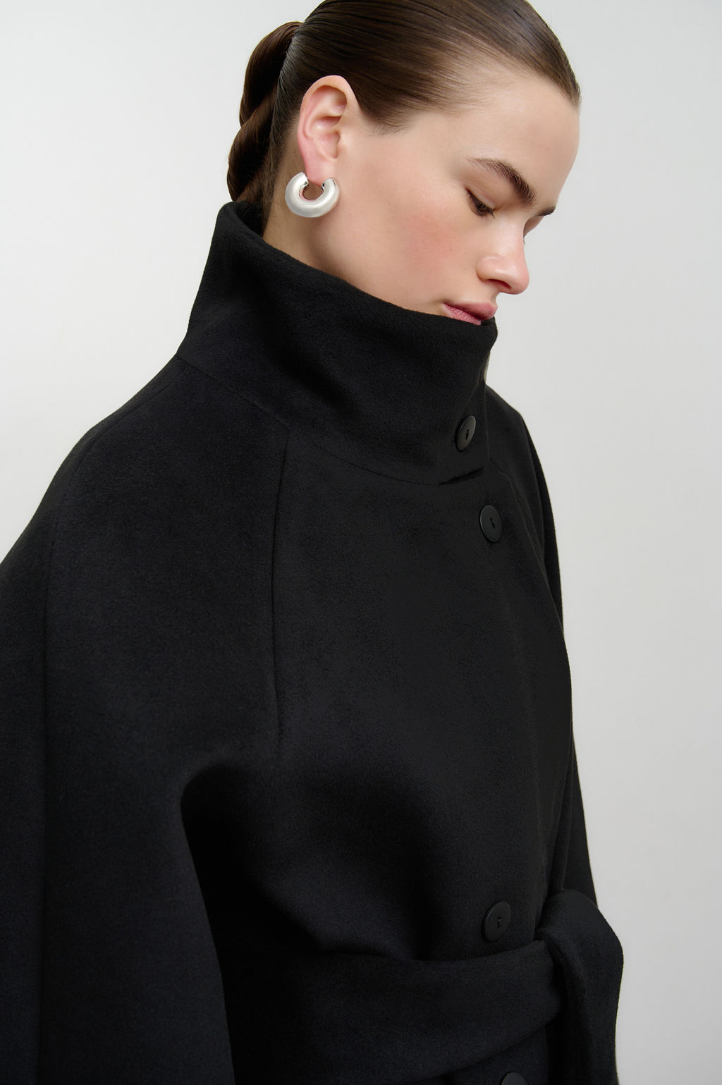 Пальто двубортное с рукавом реглан - Mollis фото 4