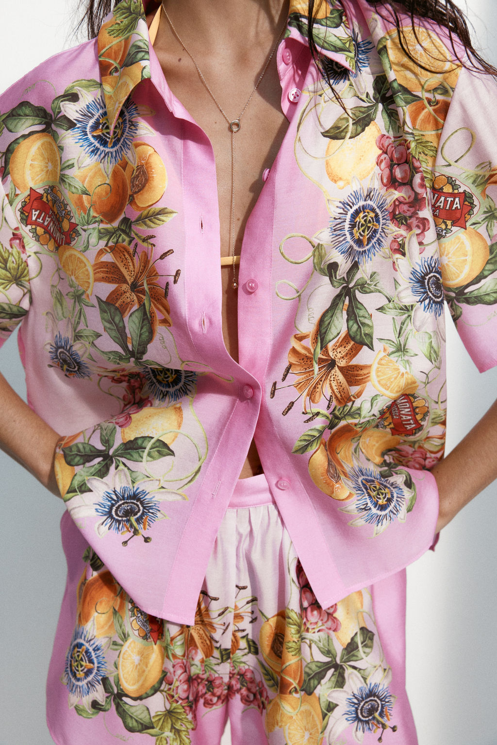 Camisa oversize estampada - H&m фото 3