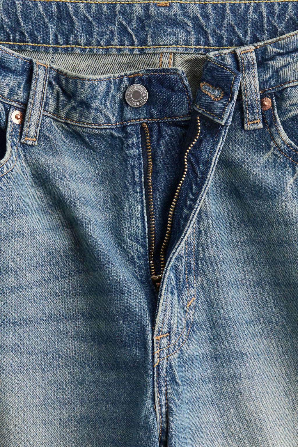 Curvy Fit Baggy High Jeans - H&m фото 5