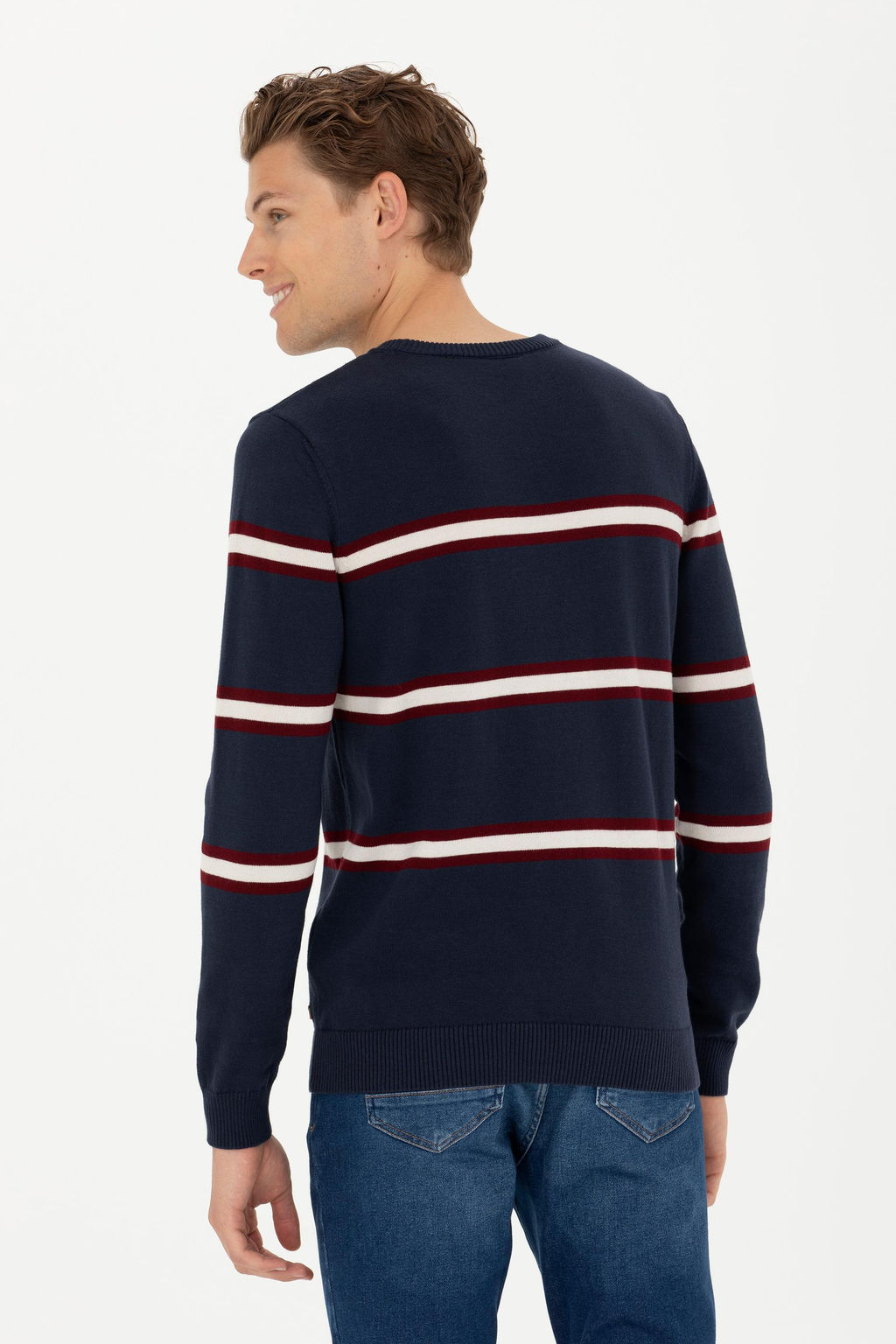 Мужской темно-синий свитер - U.s. polo assn фото 19