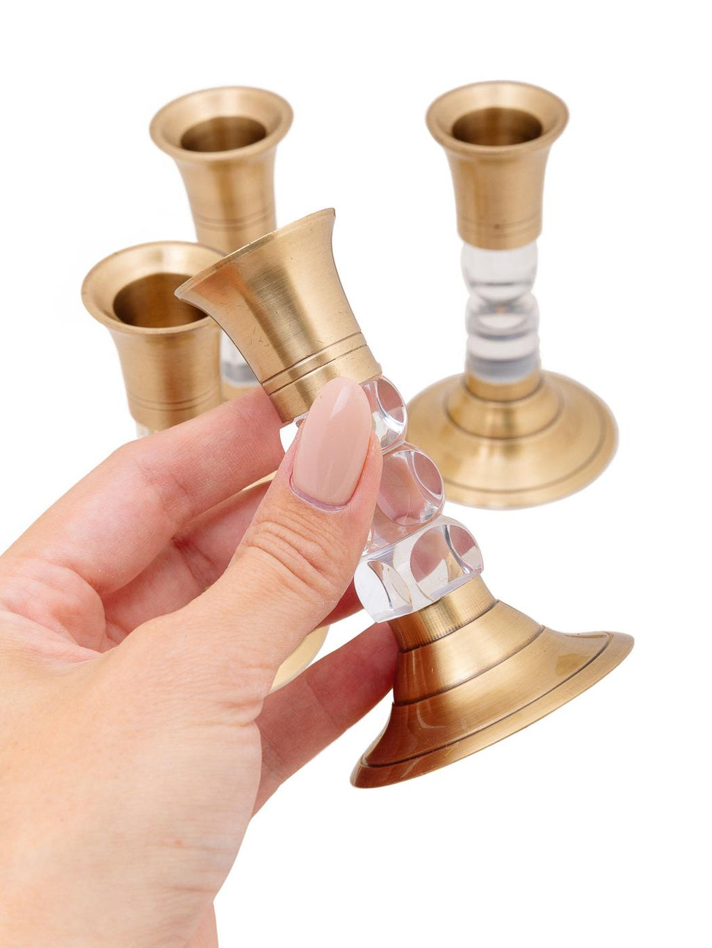 Подсвечник набор из 6-ти (полиш) № П736/2 - Ганг фото 4