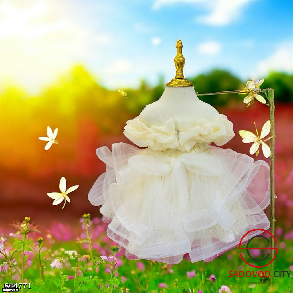 Платье для девочки пышное