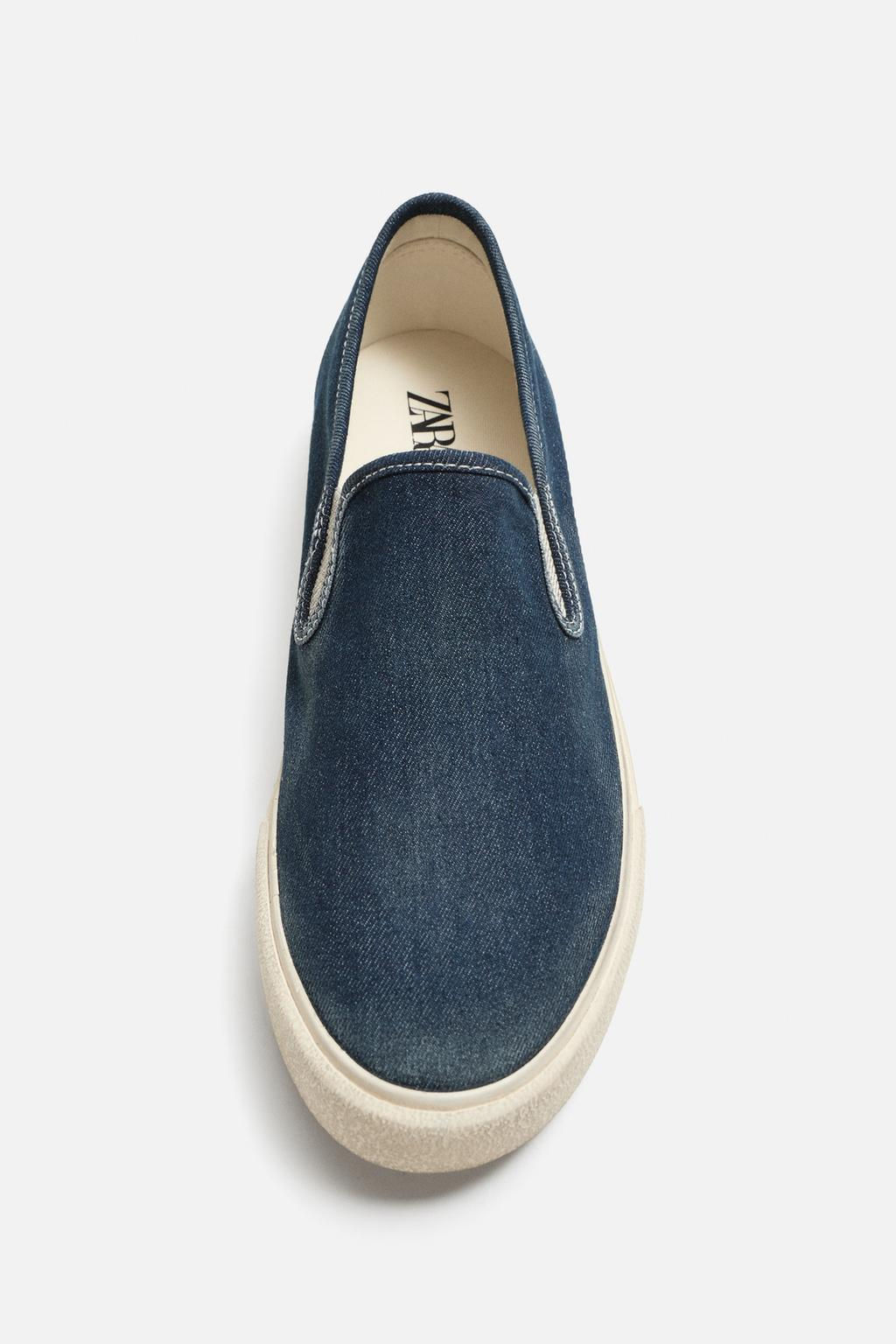 LACELESS DENIM PLIMSOLLS - Zara фото 3