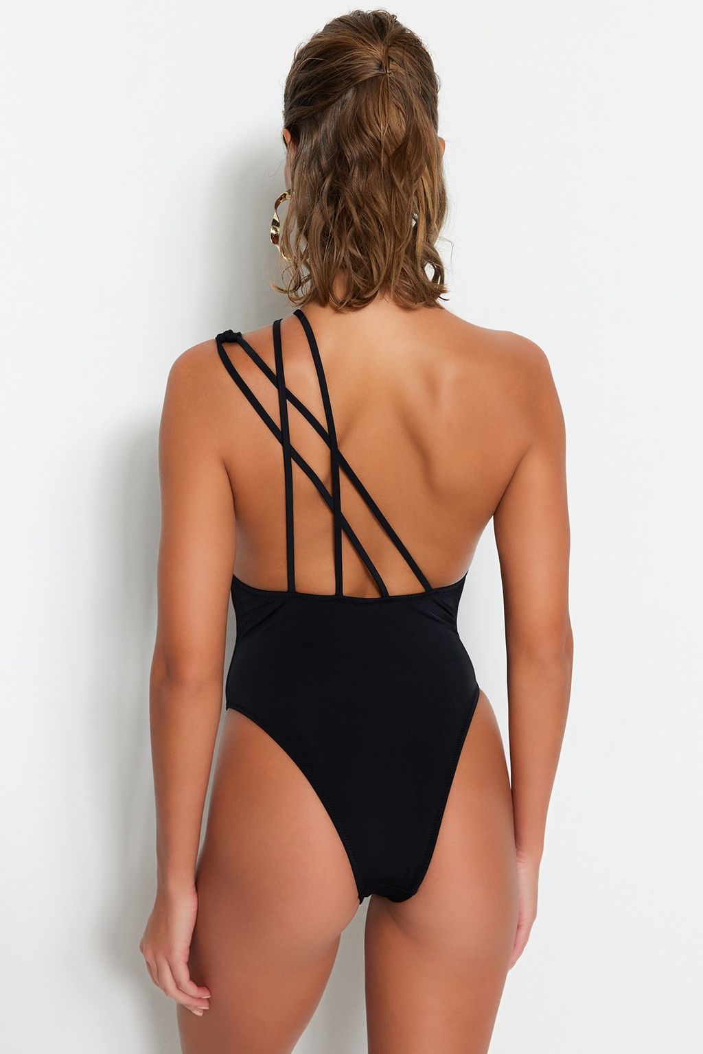 Siyah Tek Omuz Serit Aksesuarl? Normal Paca Mayo TBESS23MA00236