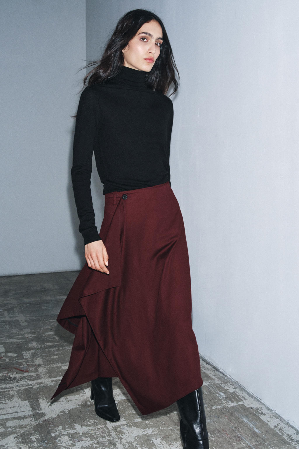 ZW COLLECTION ASYMMETRIC SKIRT