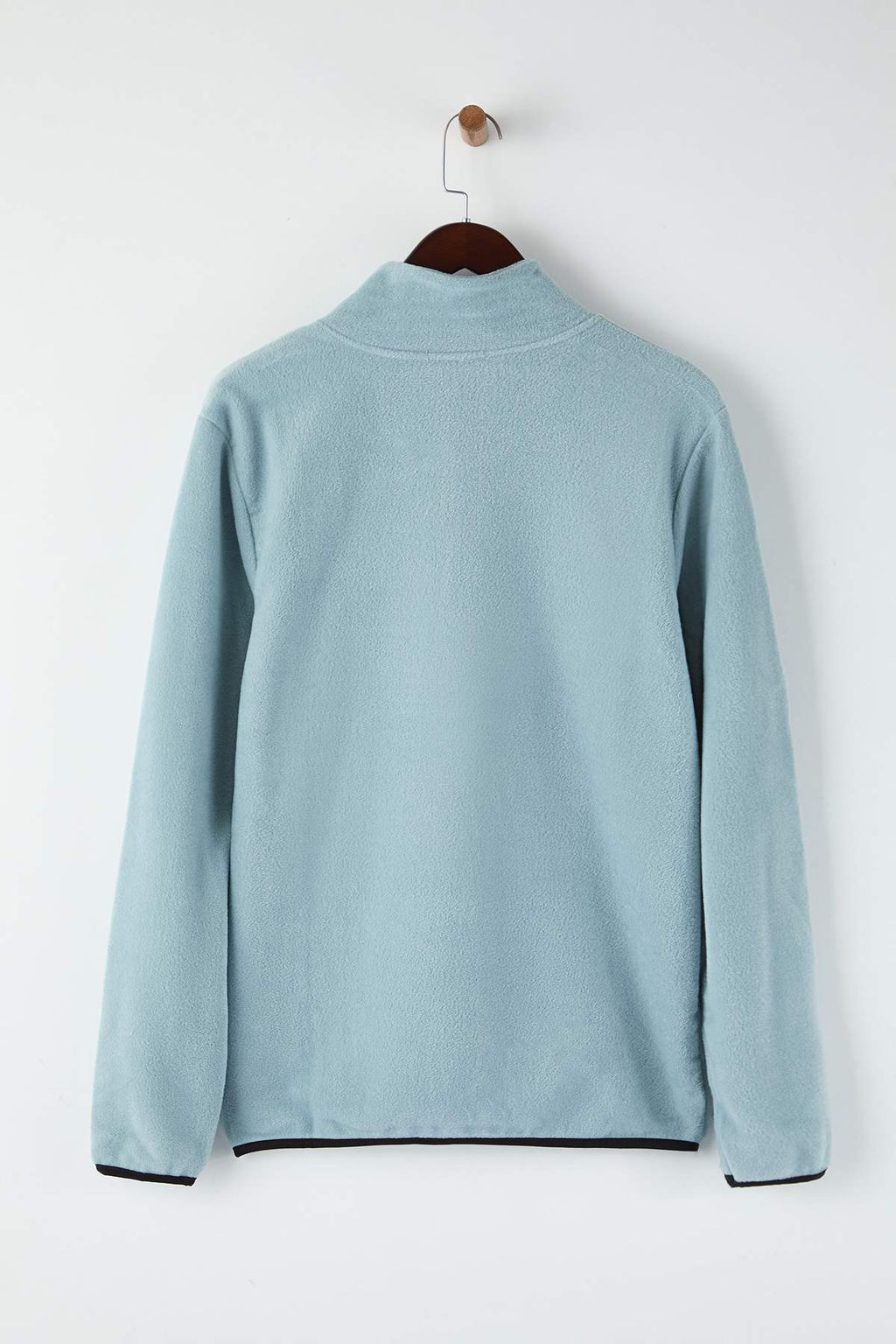 Mint Regular/Normal Kesim Dik Yaka Fermuarl? Dikis Detayl? Polar Sweatshirt TMNAW26SW00036