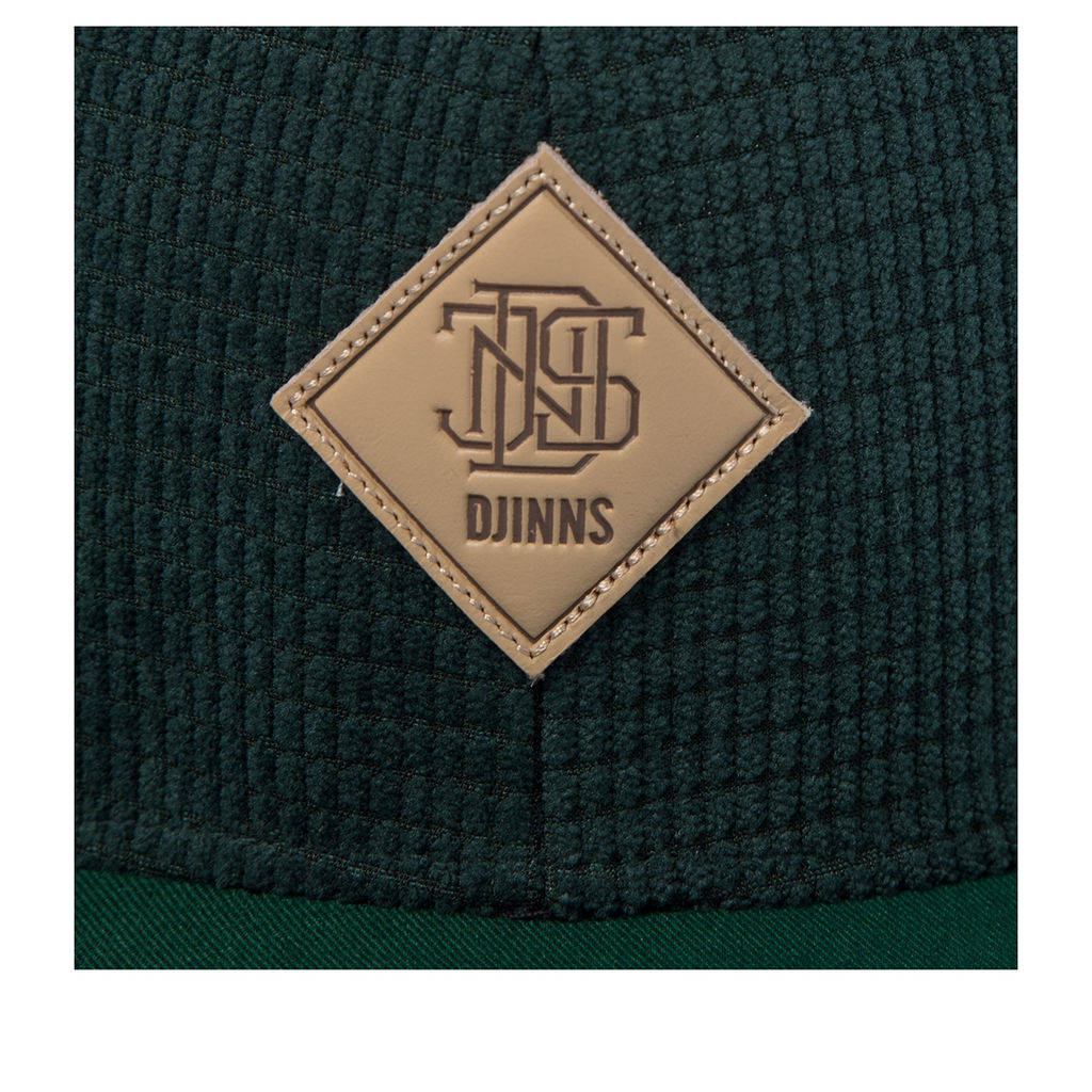 Бейсболка DJINNS арт. 6P SB Waffle Cord (темно-зеленый)