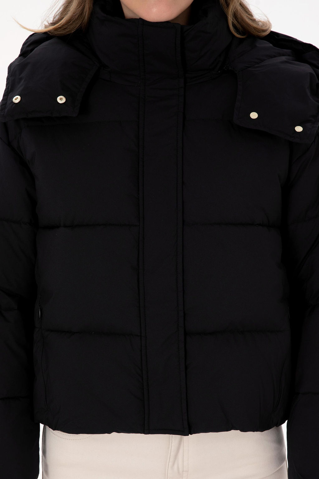 Kad_n Siyah Mont Sepette S_rpriz _ndirim