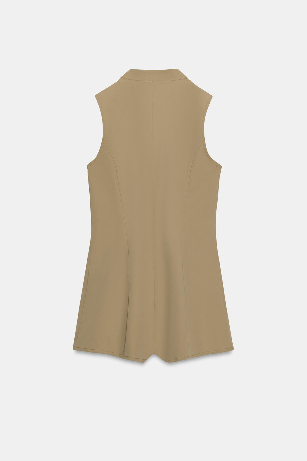 MONO CORTO CREMALLERA / Khaki oscuro - Zara фото 7