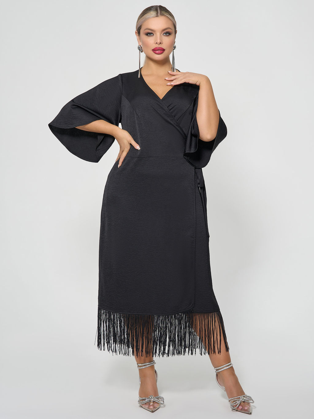 Платье 0383-1с черный - Dora фото 21