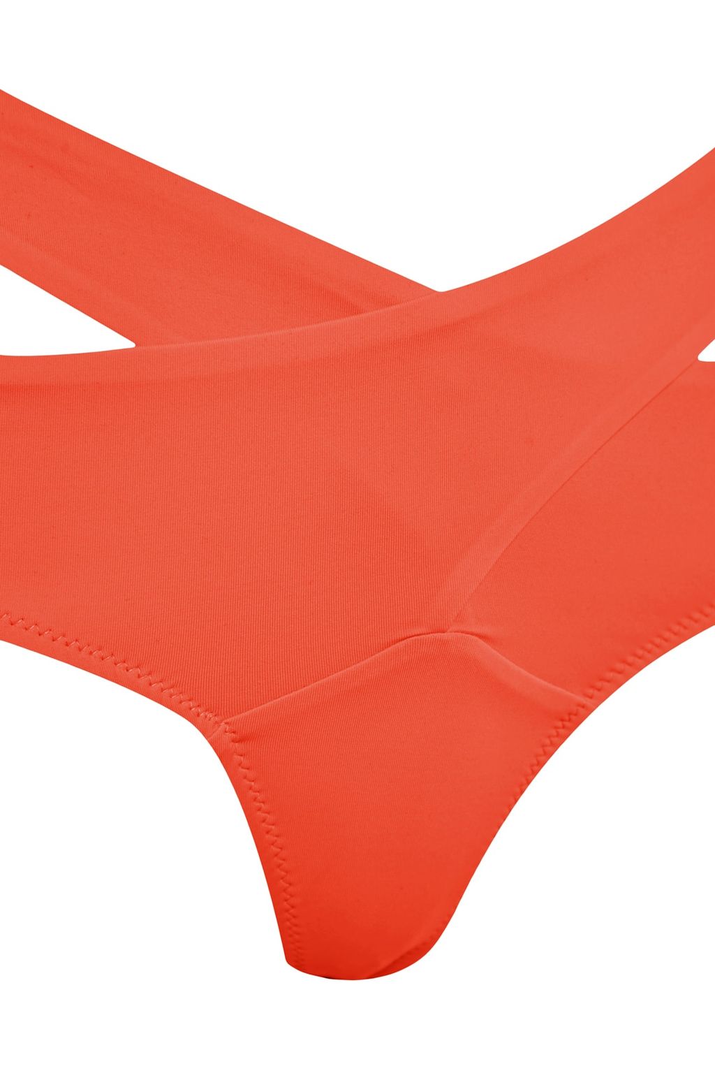 K?rm?z? Cut Out/Pencere Detayl? Hipster Yuksek Bel Bikini Alt? TBESS20BA0184