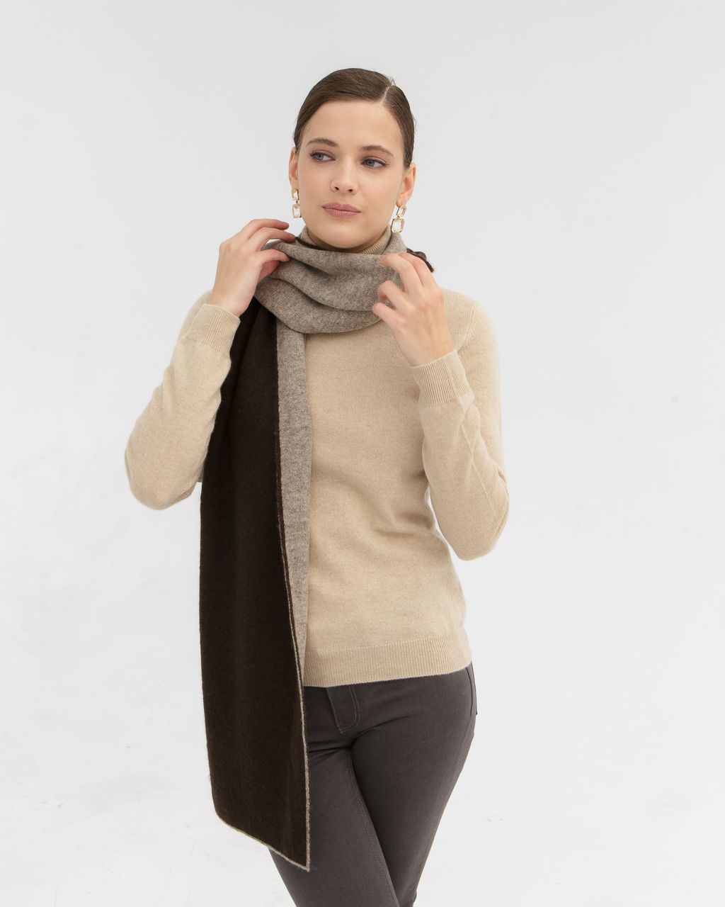 Шарф из пуха яка 03167