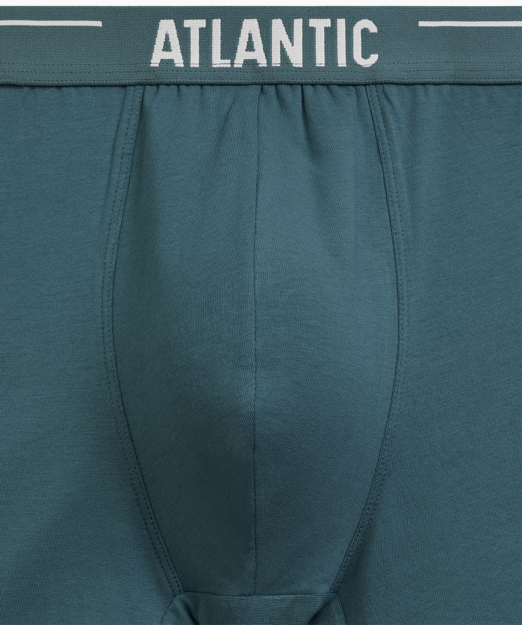 ATLANTIC 5SMH-004 Трусы шорты Solid - набор (5 шт.) морской + бирюзово-зеленый + черный + серый меланж + темно-голубой  фото 4