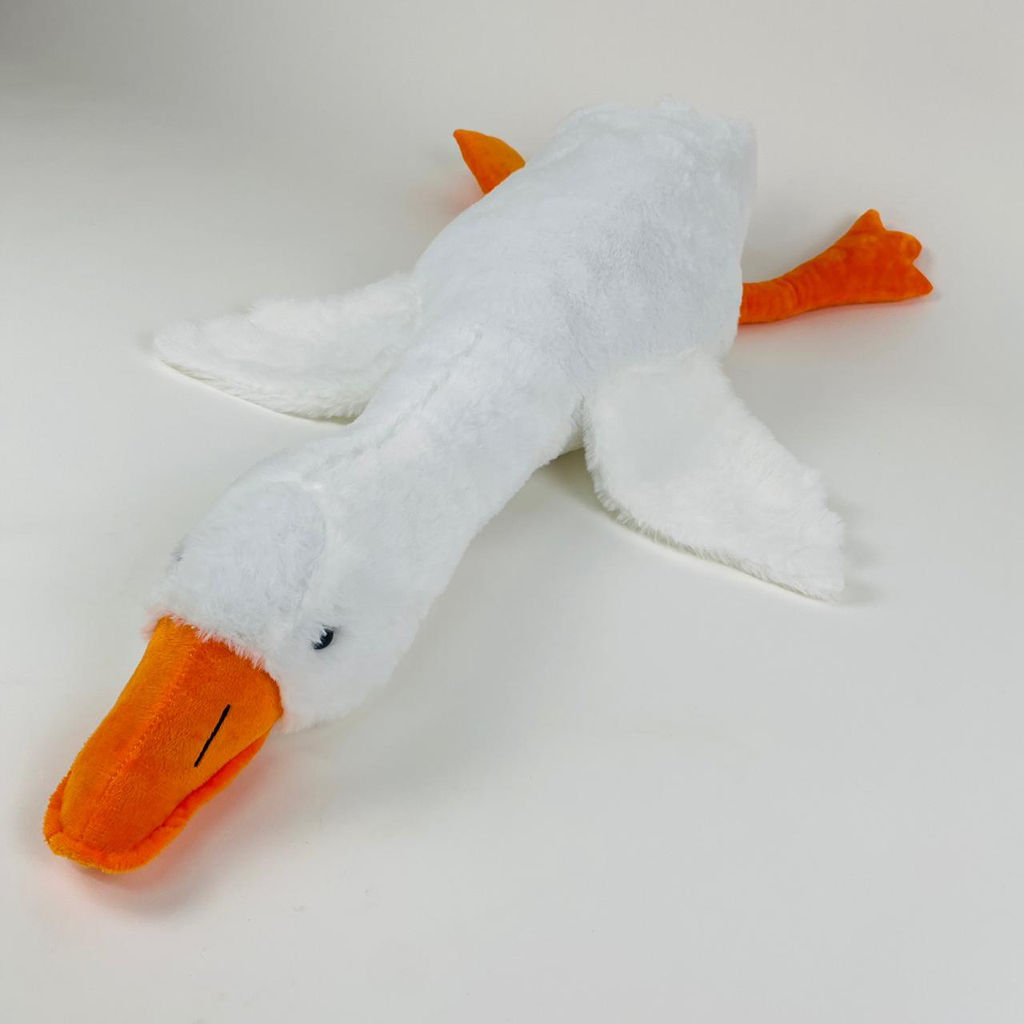 Мягкая игрушка Гусь обнимусь меховой стройный 190 см - Storyland фото 17