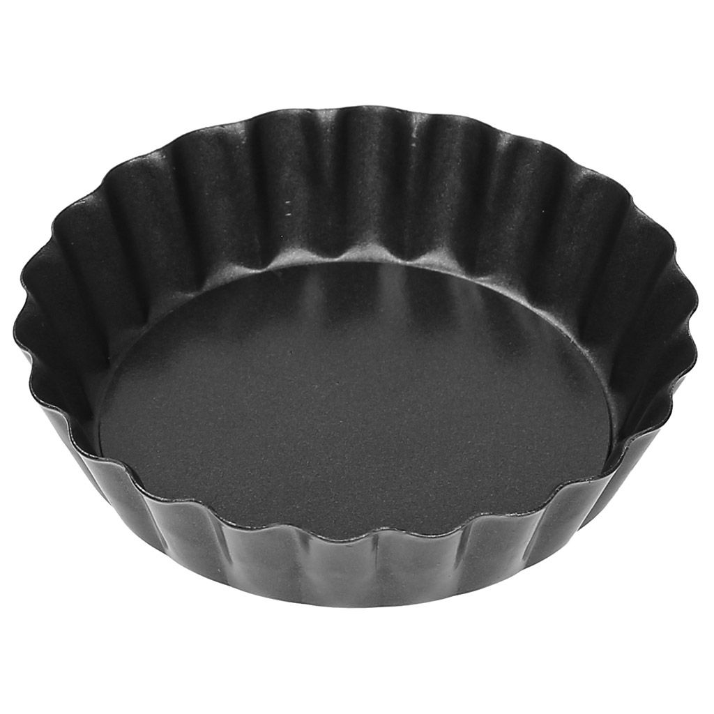 Форма для выпечки с антипригарным покрытием д10см h1,9см "Ромашка", волнистый борт, съемное дно (Китай)