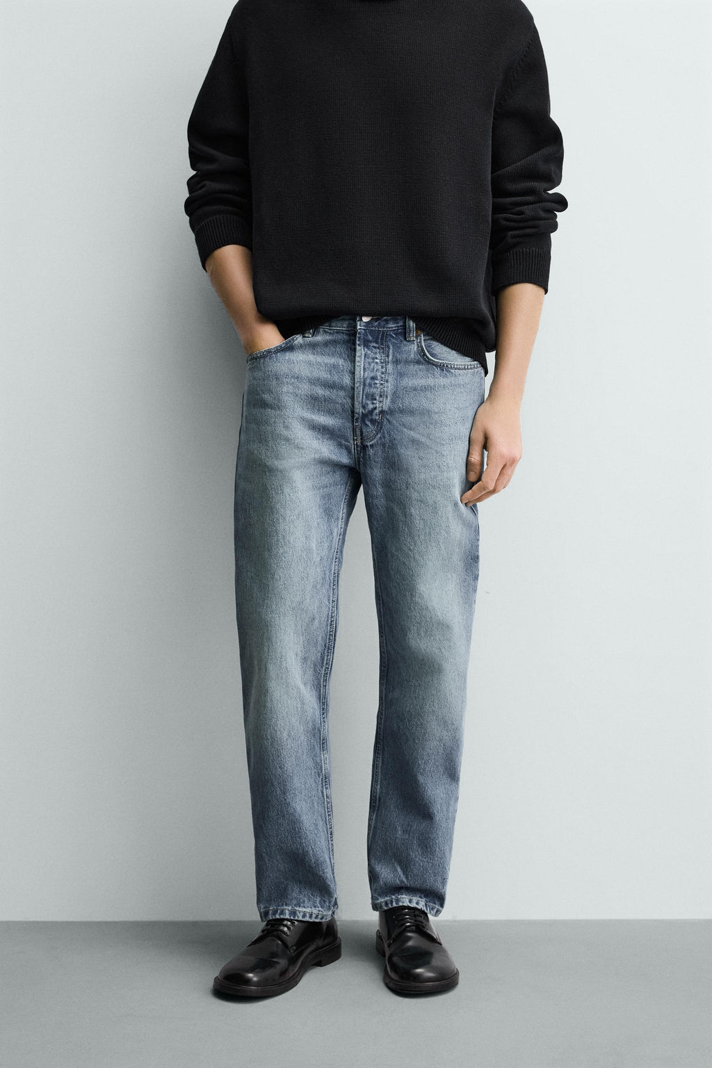 JEANS REGULAR FIT / Azul medio - Zara фото 2