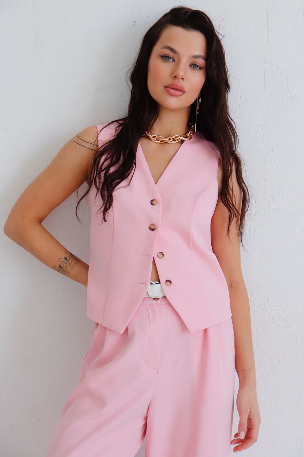 12513 Костюм-тройка нежно-розовый (остаток: 50) - Martichelli фото 9