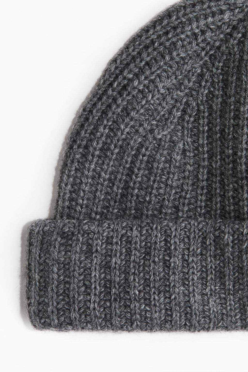 Gorro en punto de canale de mezcla de lana - H&m фото 2