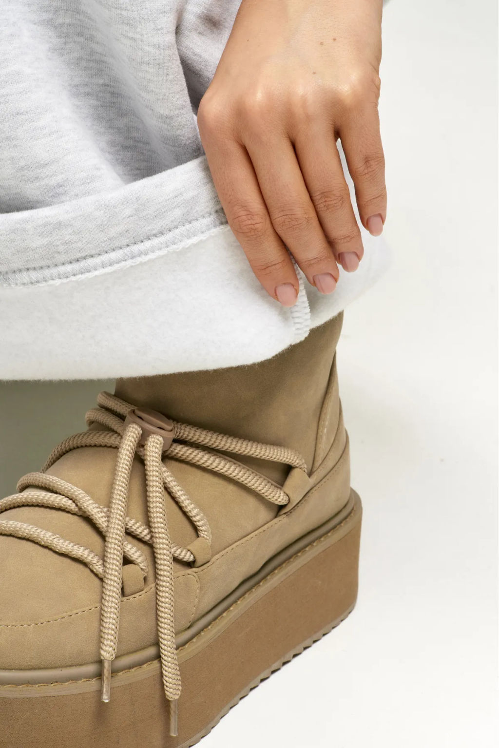 Брюки с начесом Grey Melange - Erist store фото 7