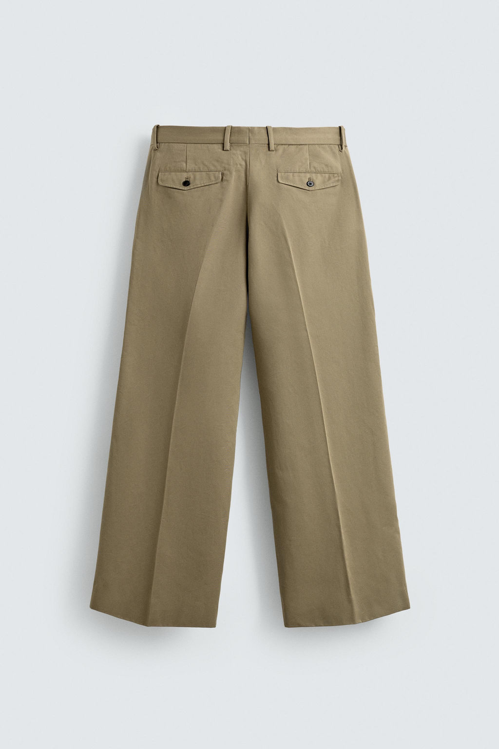 PANTAL?N WIDE FIT PLIEGUES / Beige - Zara фото 8