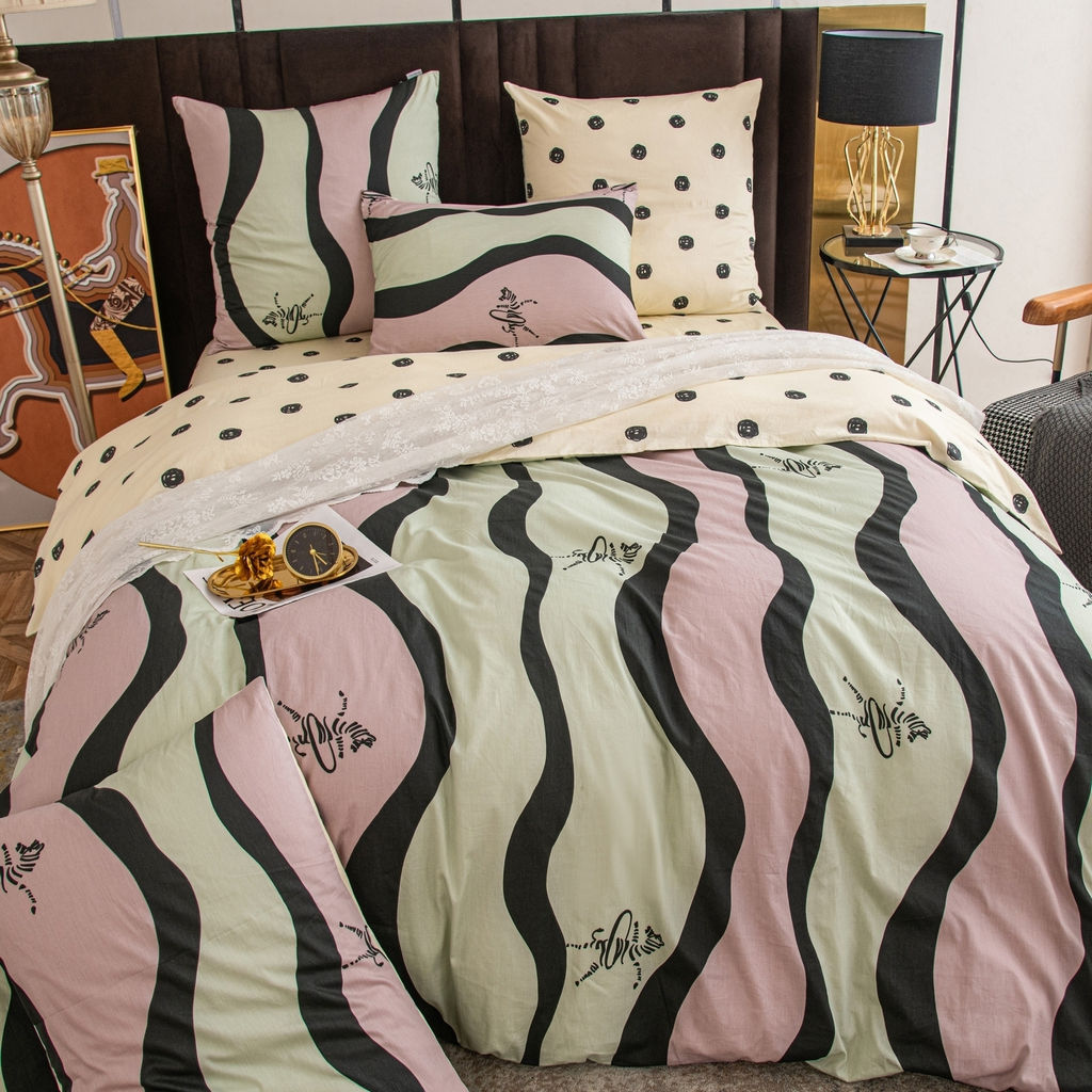 Комплект постельного белья Сатин 100% хлопок C607 Евро/70-70 2 шт;50-70 2 шт - Ситрейд фото 4