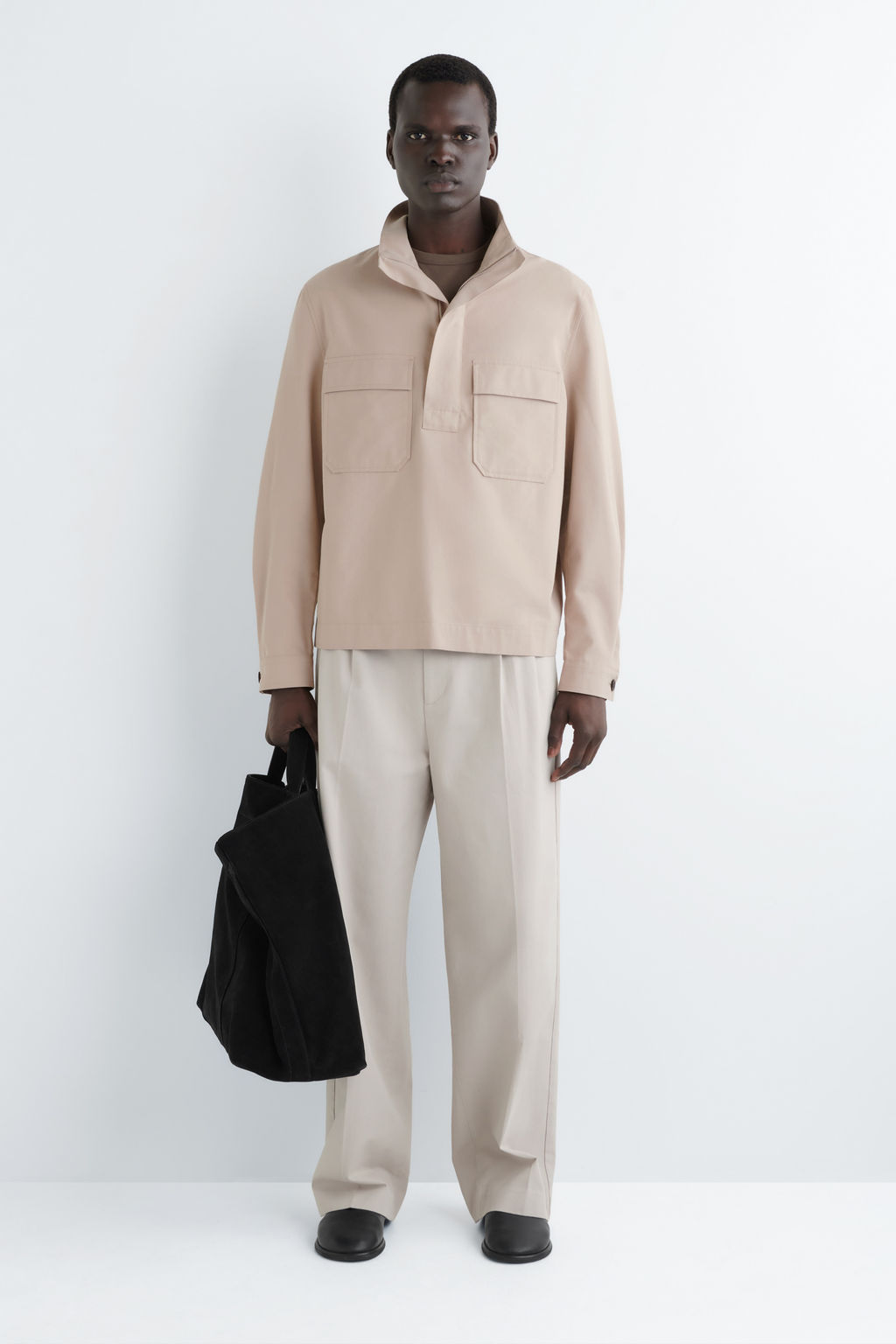 SOBRECAMISA DE TWILL DE ALGOD?N CON CREMALLERA - H&m фото 3