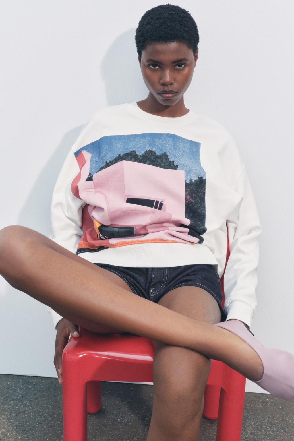 ALBERT FLORENT PRINT SWEATSHIRT - Zara фото 6