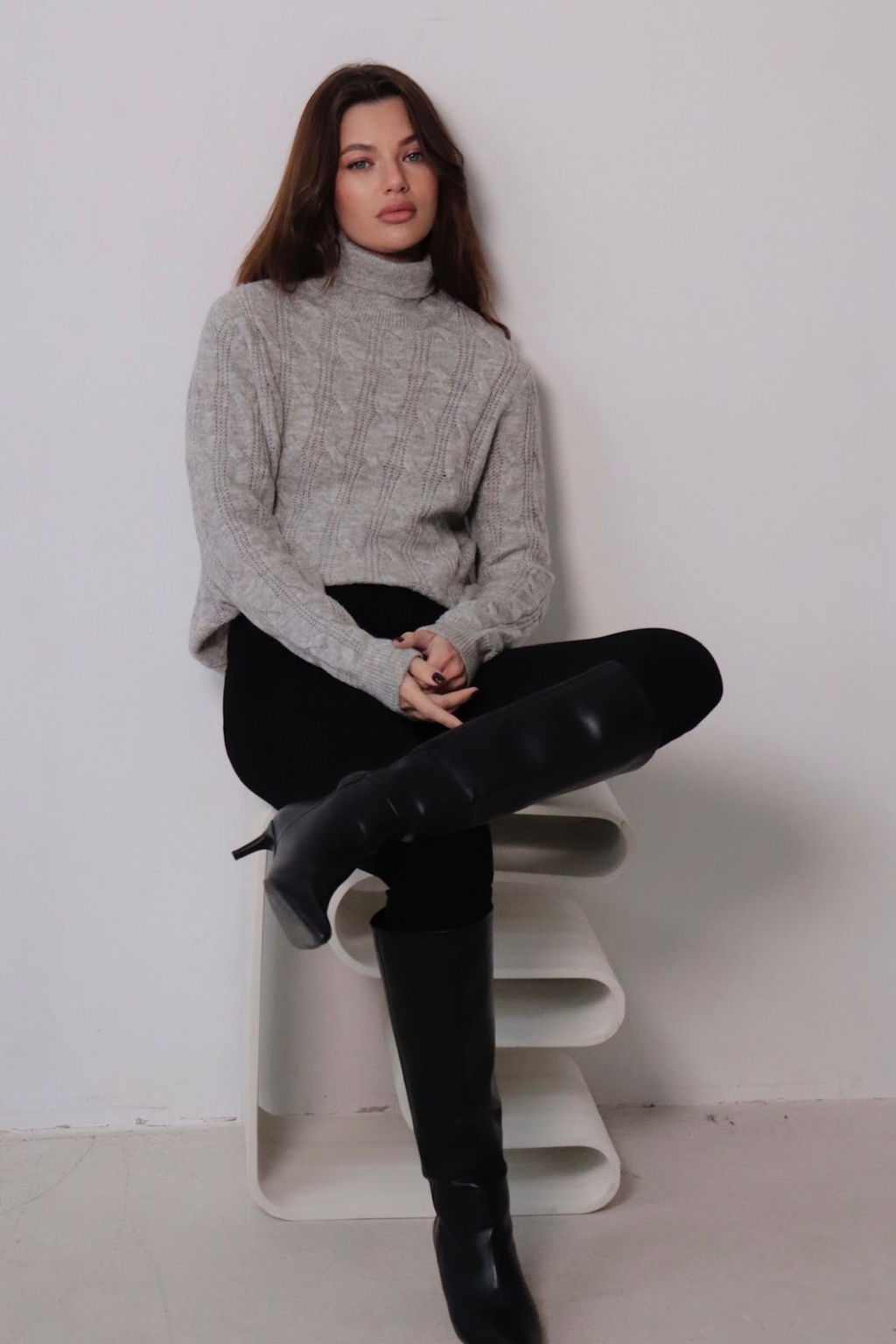 10801 Свитер серый - Martichelli фото 10