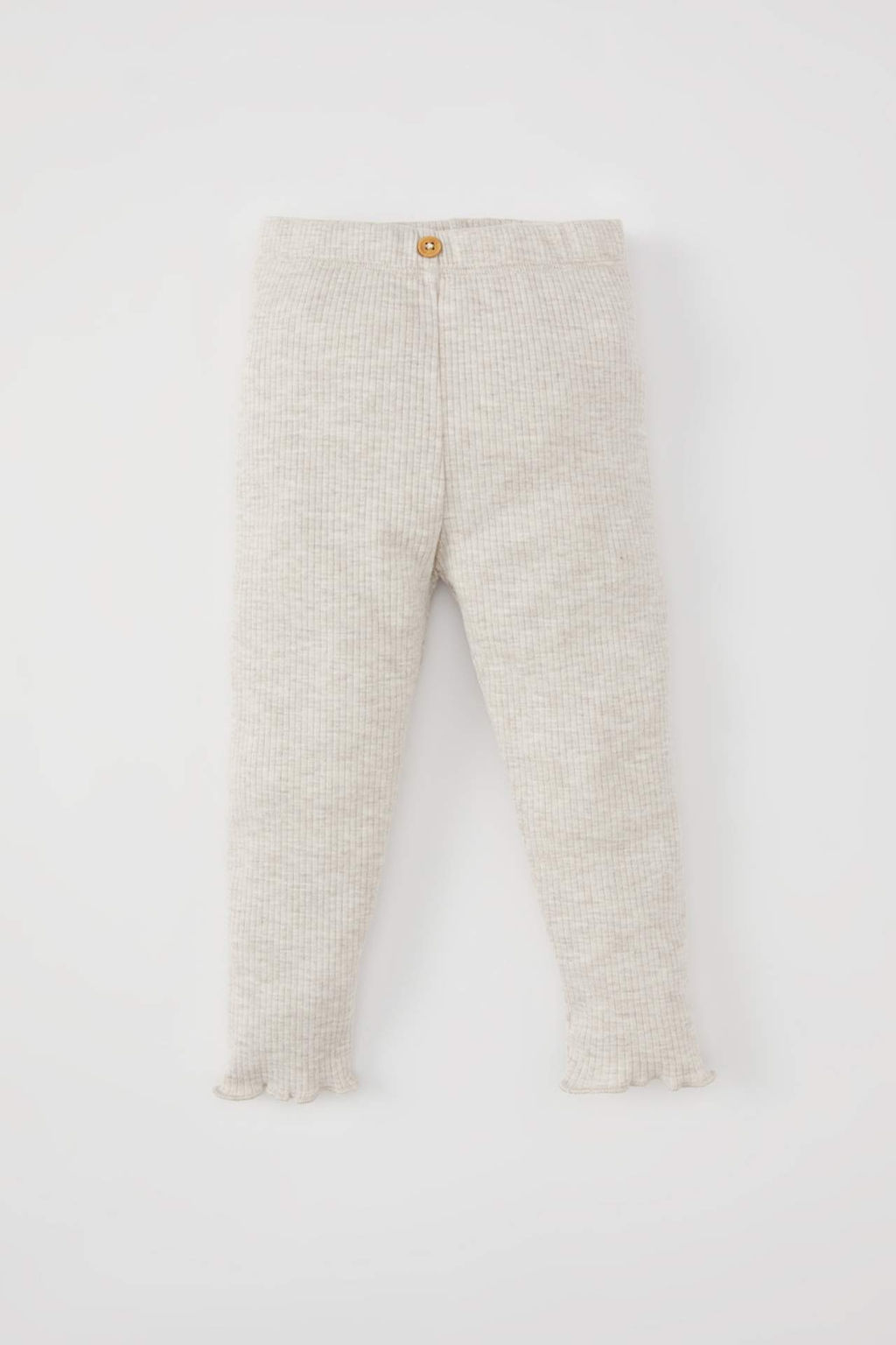 K?z Bebek Duz Paca Fitilli Kaskorse Basic Tayt - Defacto фото 4