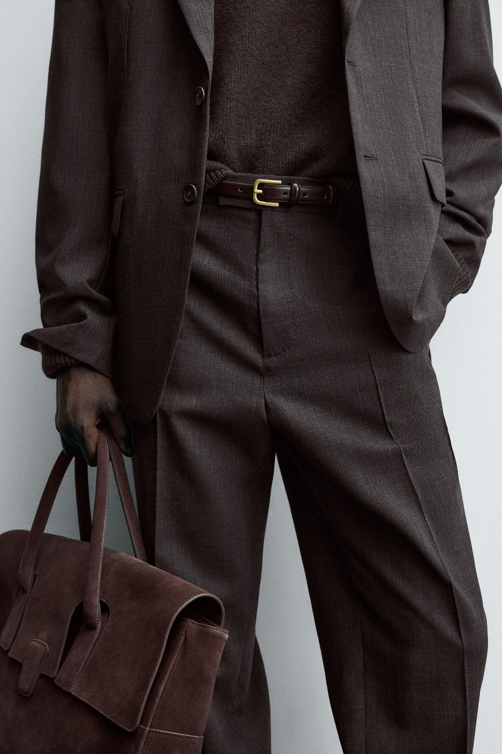 LIMITED EDITION WOOL SUIT TROUSERS - Zara фото 5