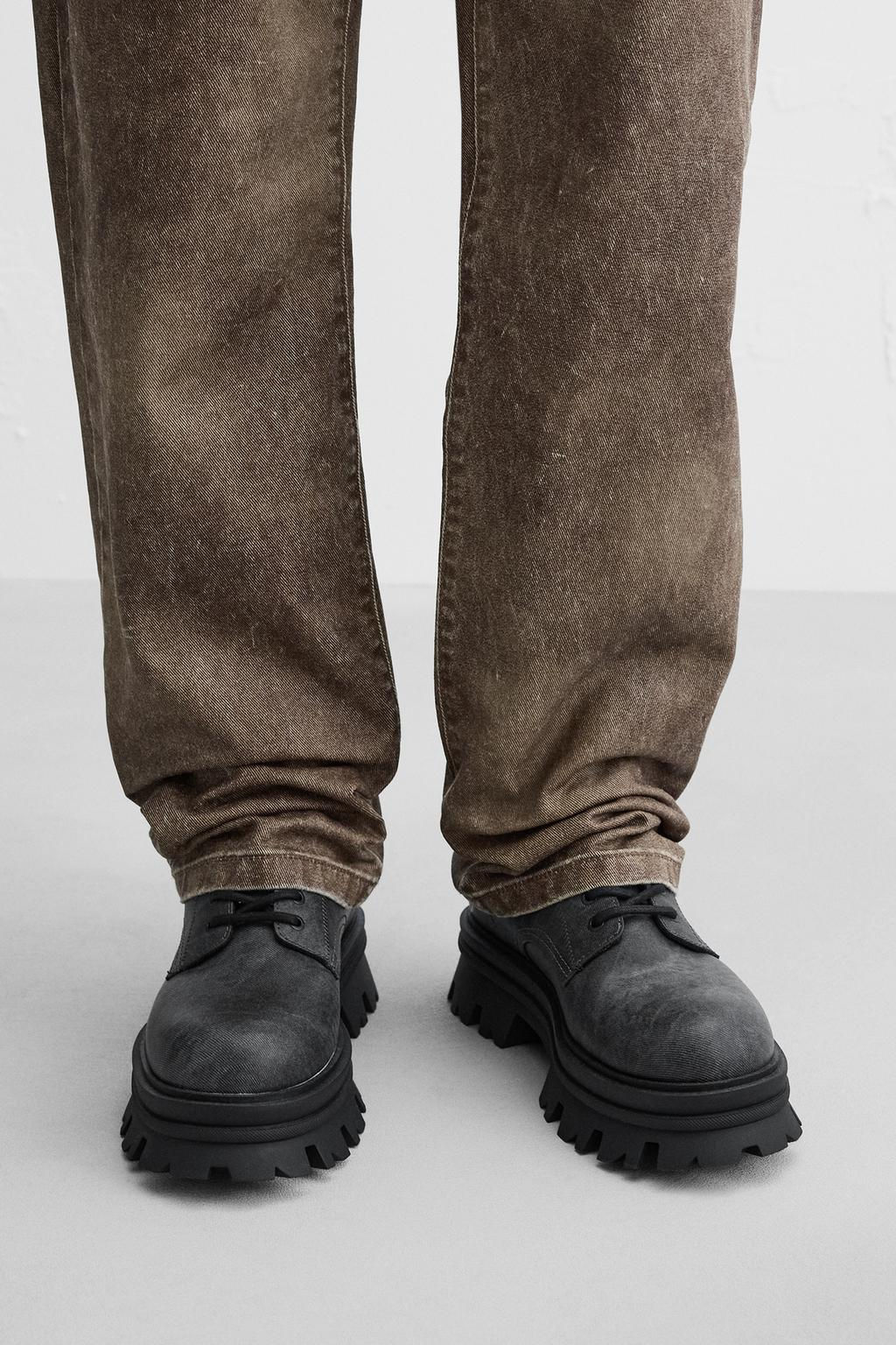 CHUNKY LACE-UP BOOTS - Zara фото 2