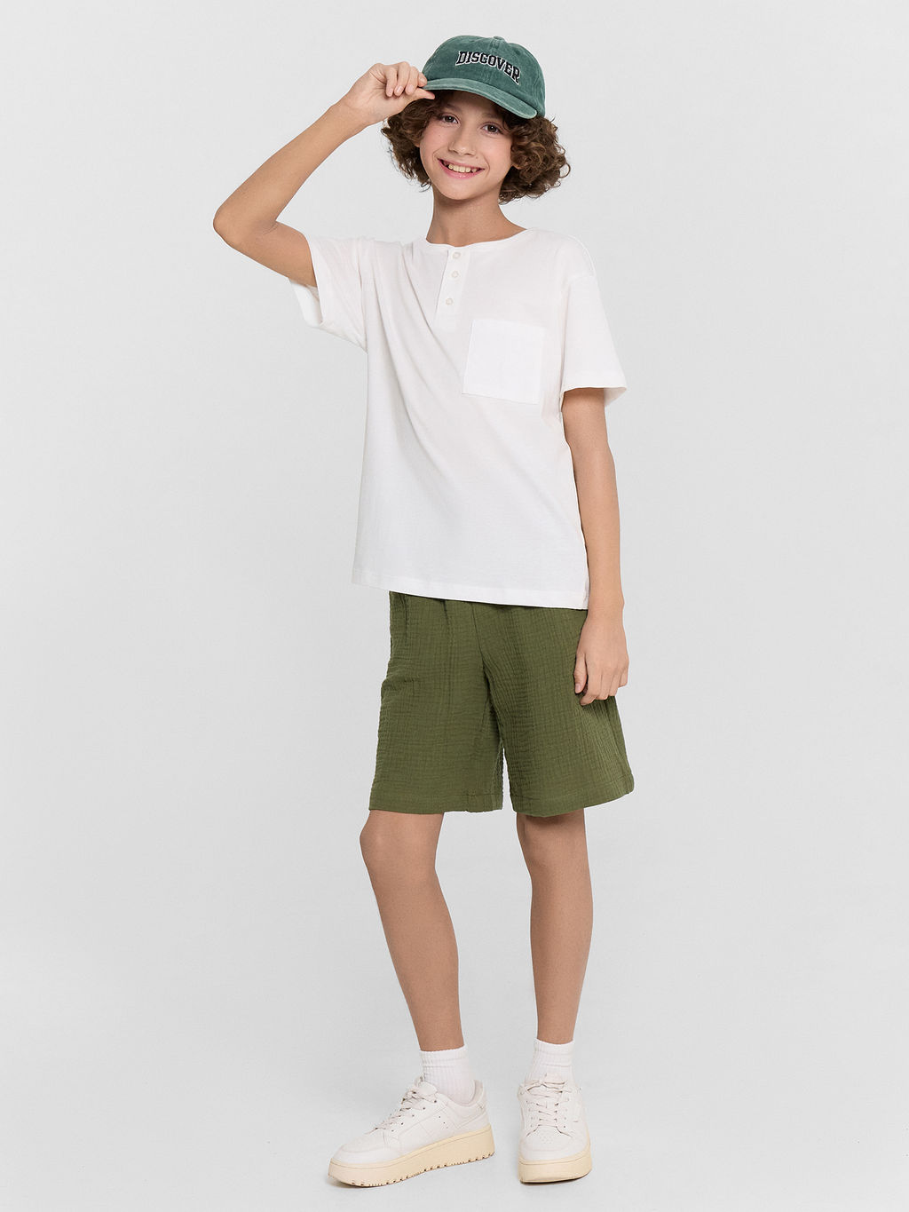 Шорты для мальчиков зеленые