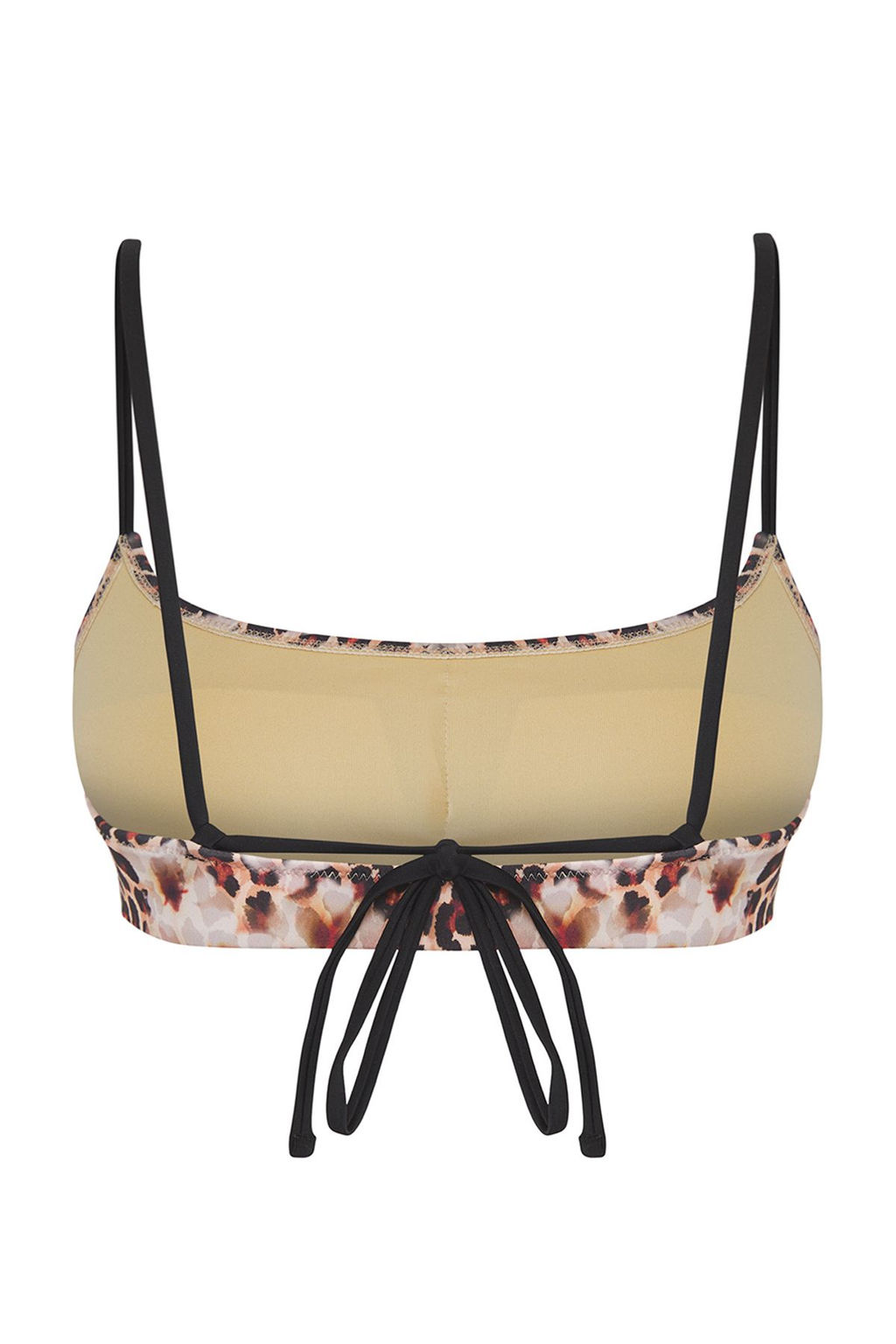 TRENDYOLMILLA Cicek Ve Leopar Mix Desenli Straplez Baglama Detayl? Bikini Ustu TBESS25BU00048 фото 9