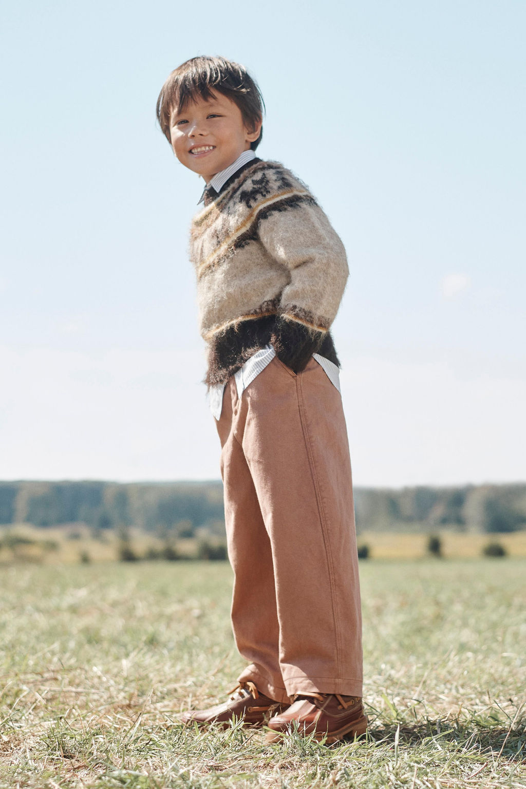 LIMITED EDITION CHINO TROUSERS WITH TOPSTITCHING - Zara фото 2