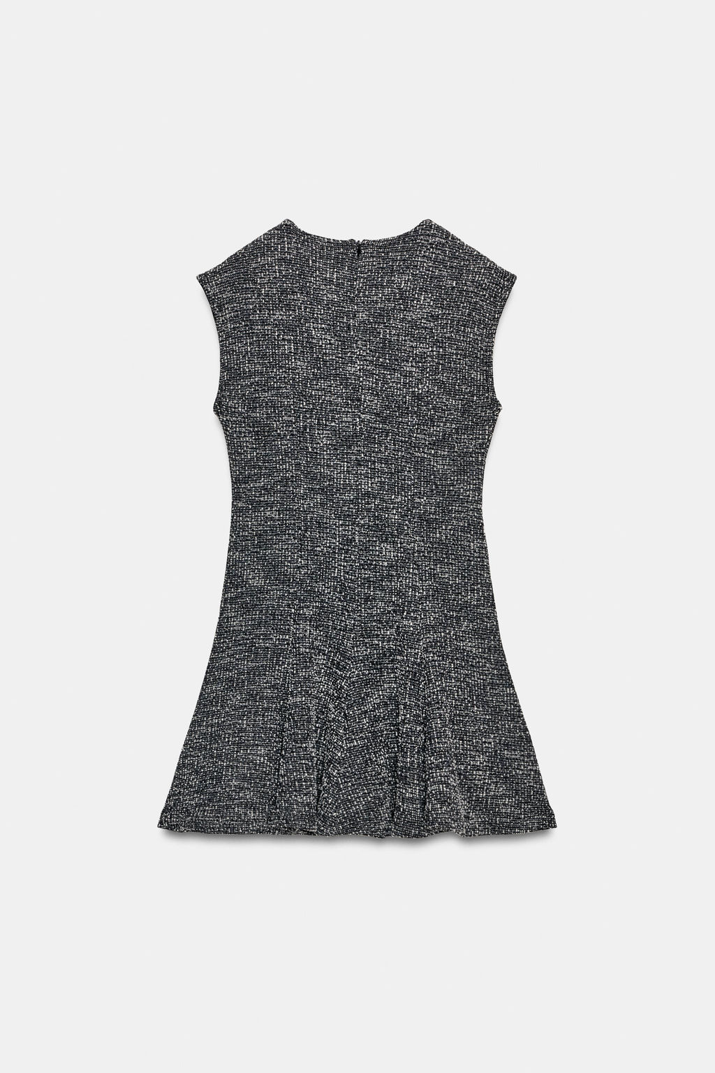 VESTIDO SKATER ESTRUCTURA / Negro / Blanco - Zara фото 8