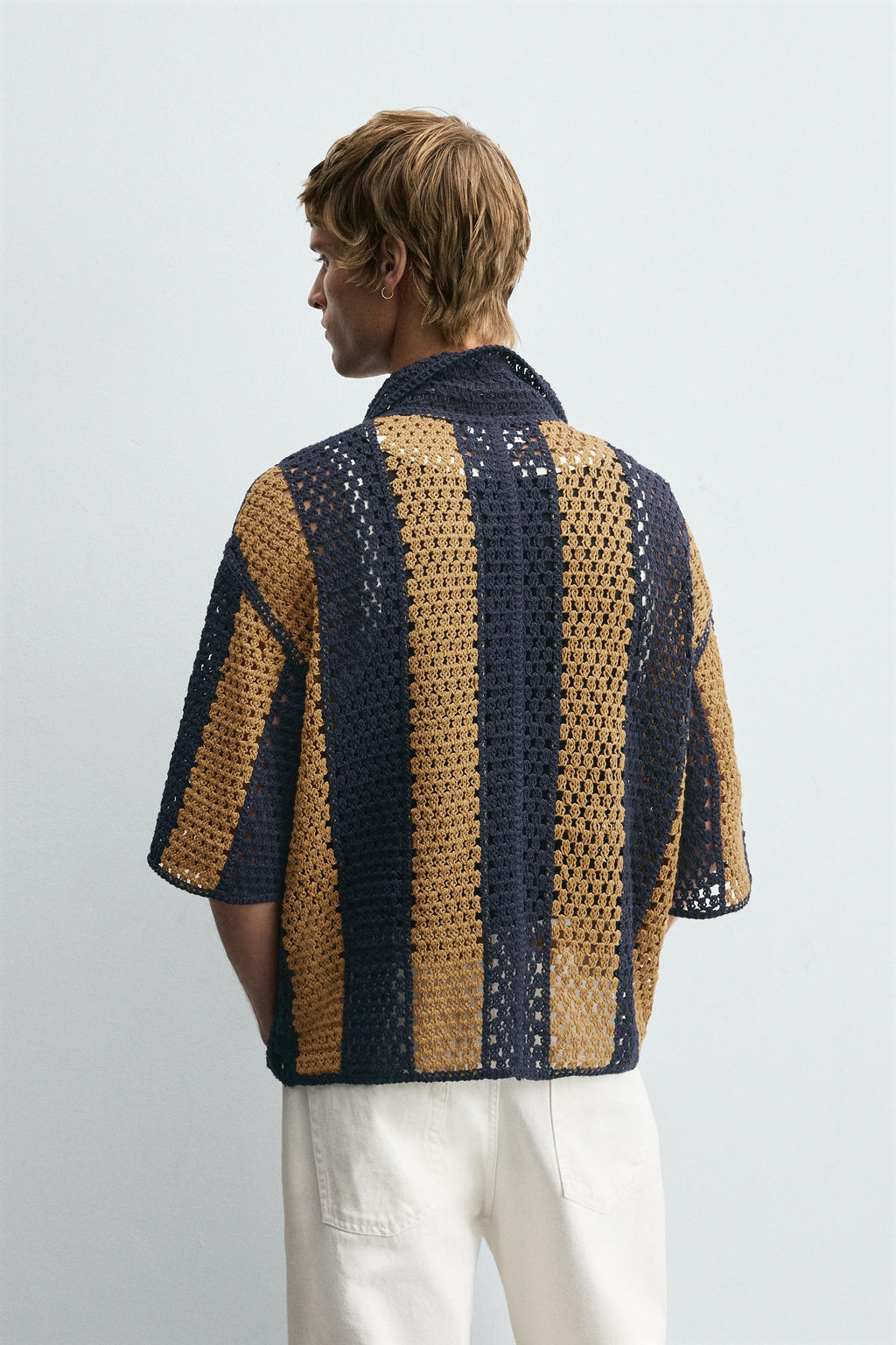 CROCHET PATCH SHIRT - Zara фото 12