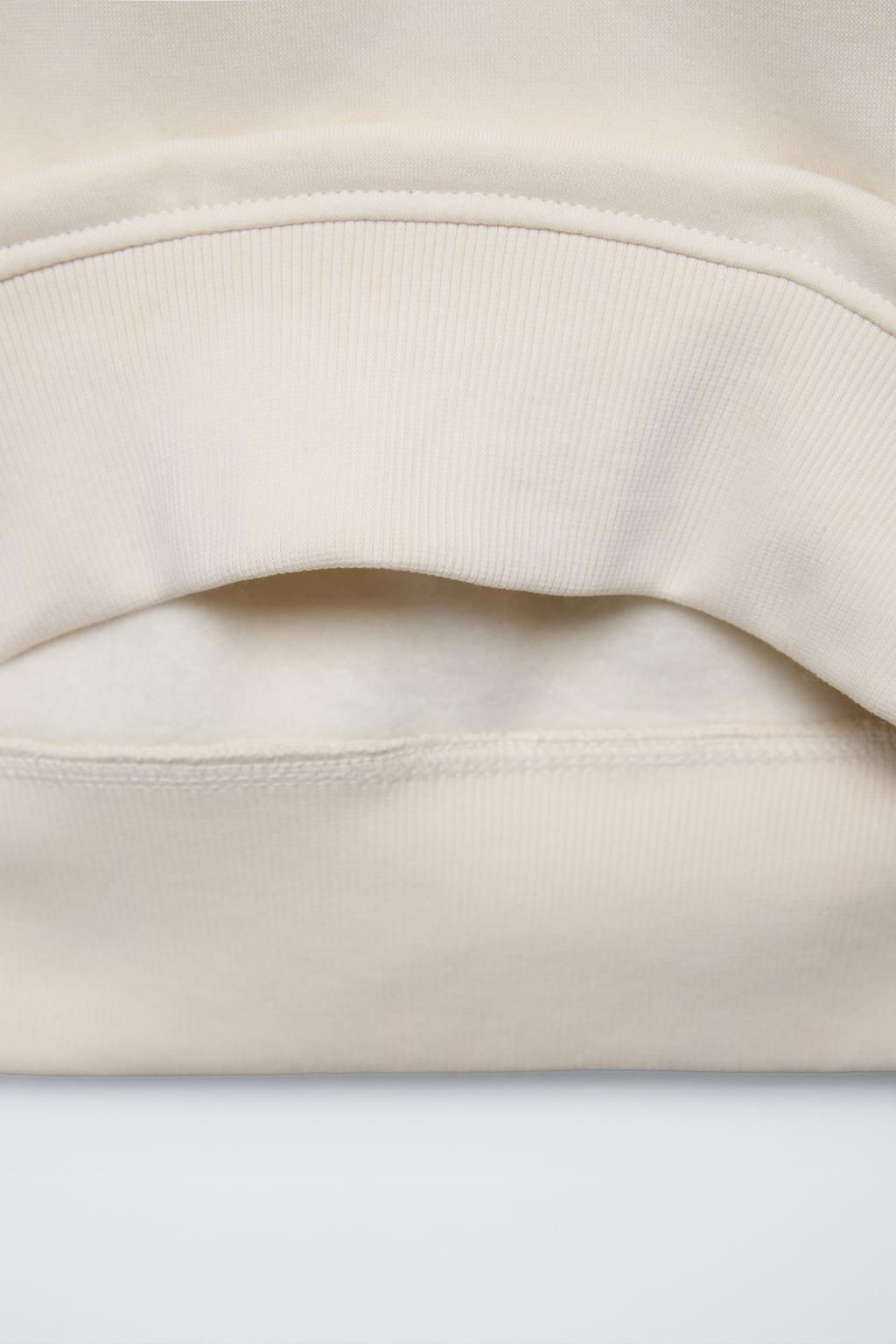 PLAIN SWEATSHIRT - Zara фото 4