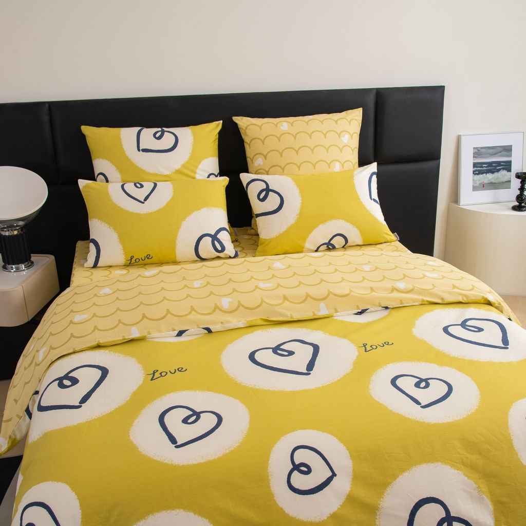 Комплект постельного белья Сатин 100% хлопок C610 Евро 70-70 2 шт;50-70 2 шт