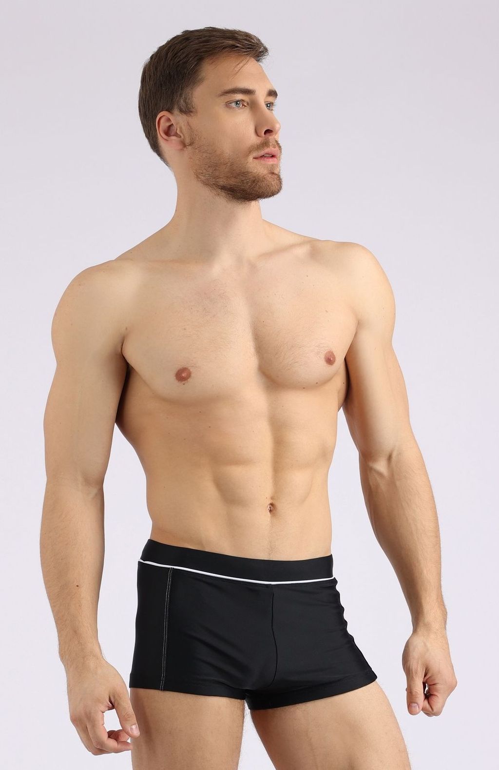 Плавки Sw.04M черный / белый