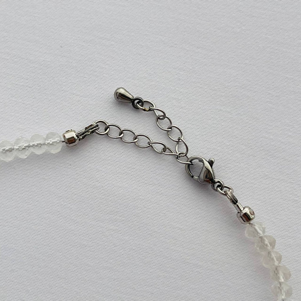 Колье из Горного Хрусталя с Кварцем 38 см +