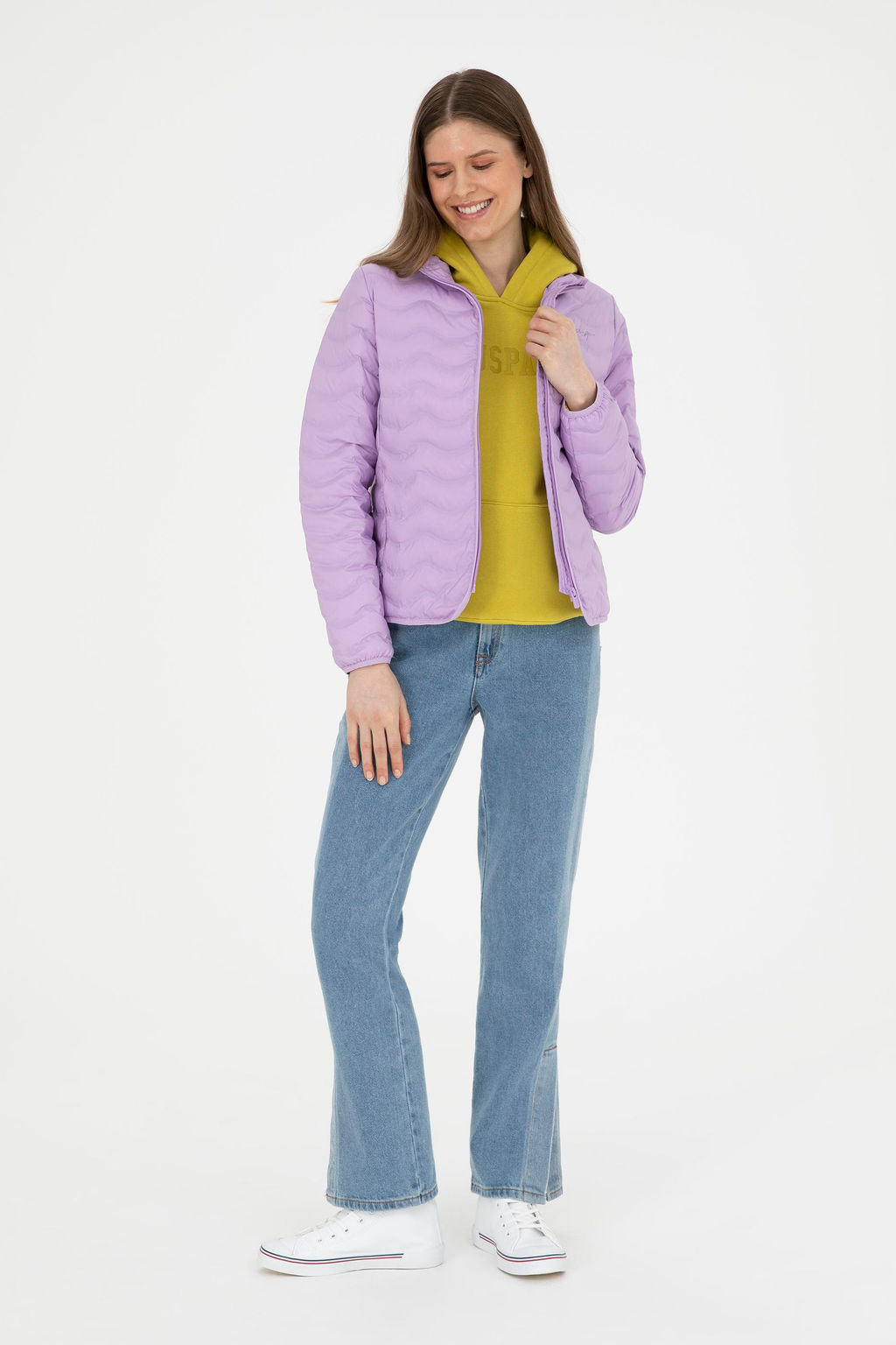 Женское сиреневое пальто Неожиданная скидка в корзине