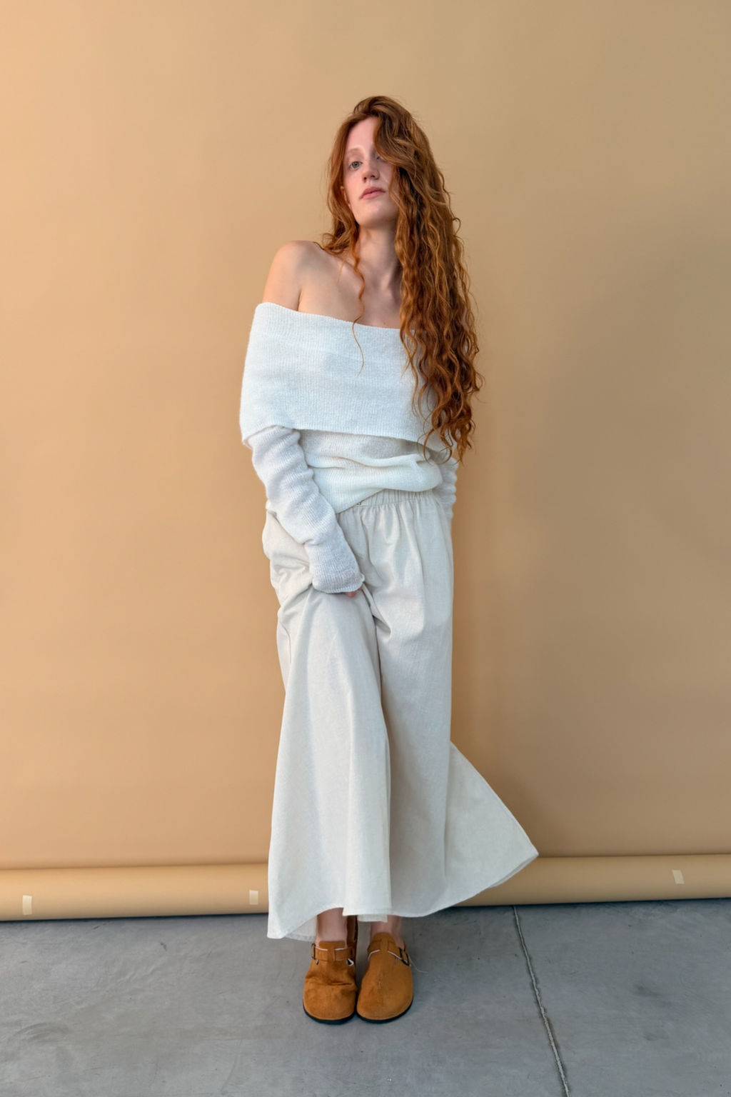Блуза женская ИЗГИБ127/02/Молочный - M&G all natural фото 8