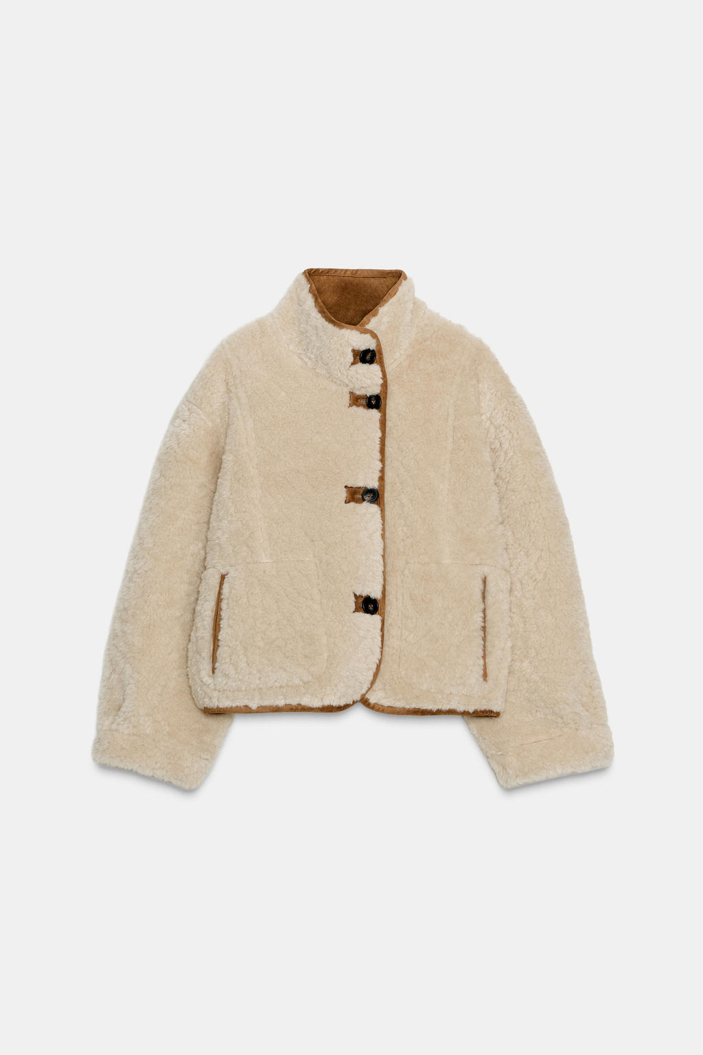 REVERSIBLE DOUBLE-FACED JACKET - Zara фото 30