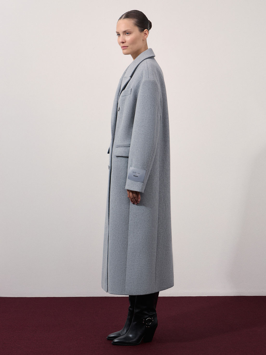 Пальто с шерстью / Zarina Х ROGOV  фото 4