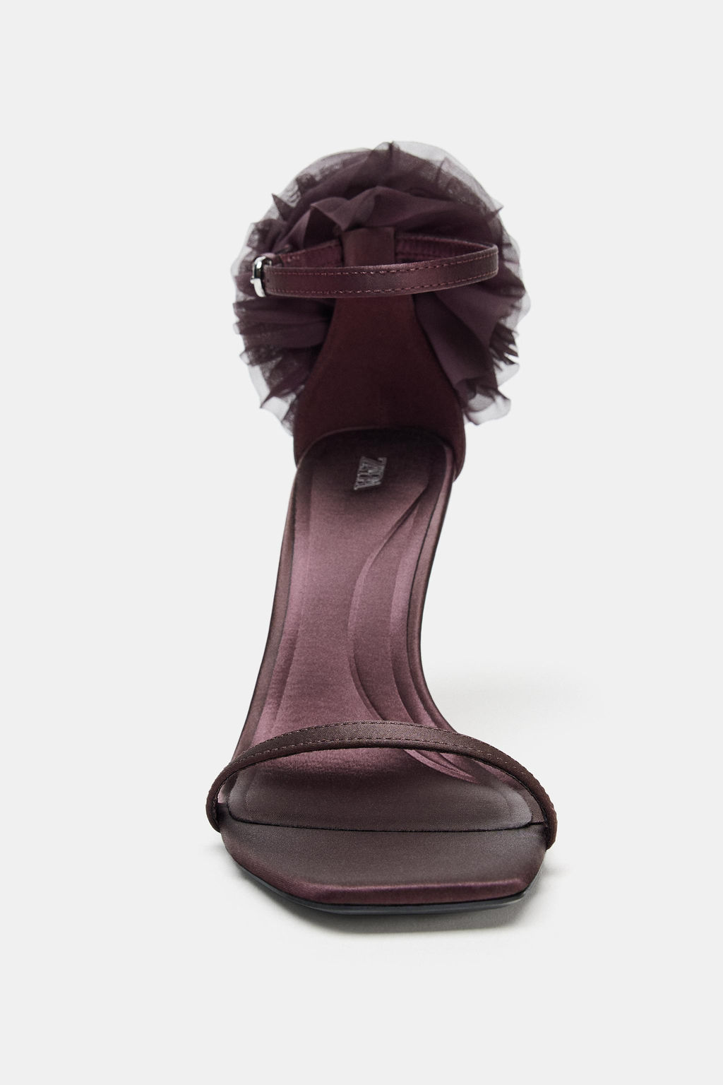 MAXI FLOWER WEDGE SANDALS - Zara фото 5