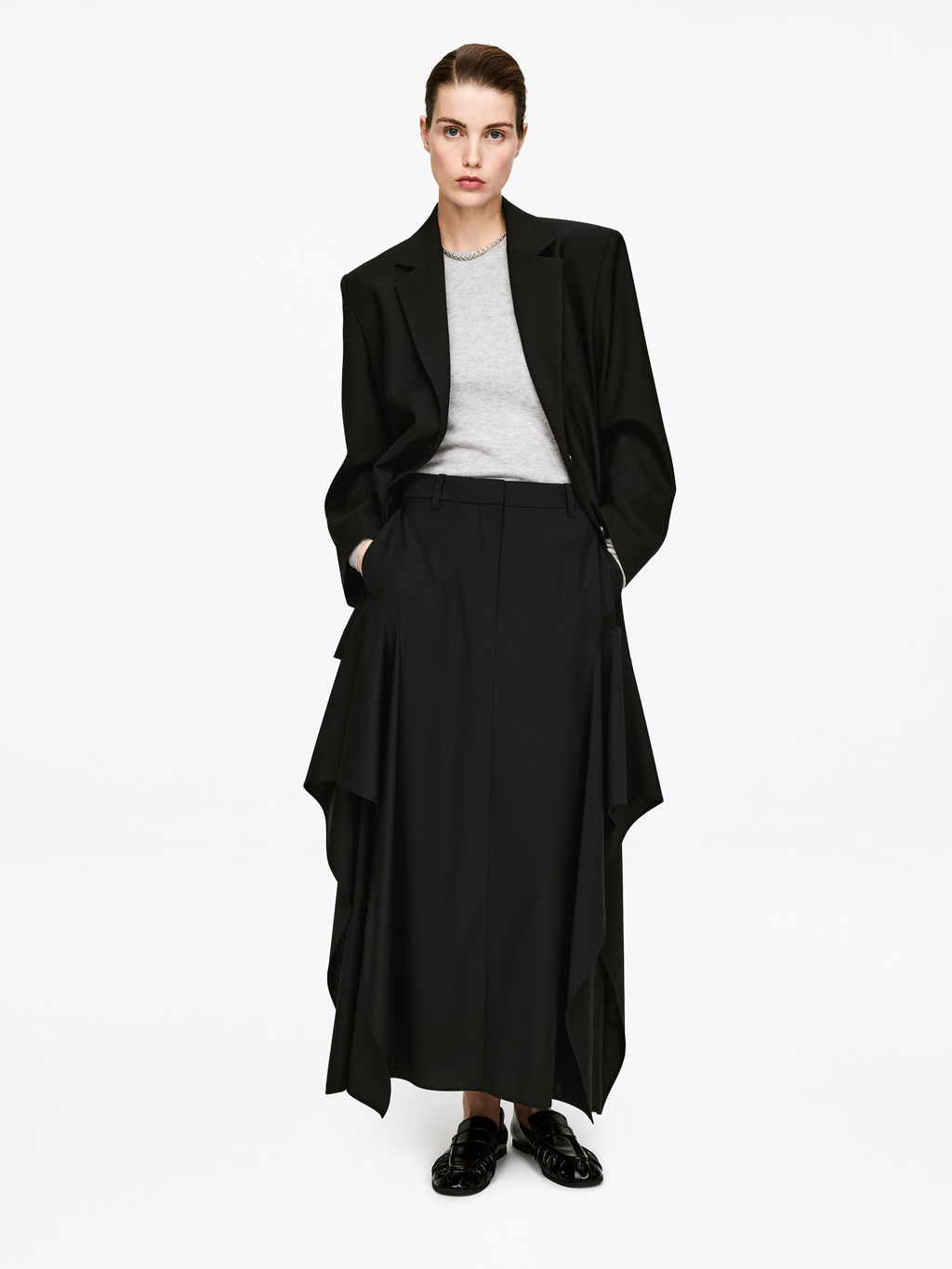 Falda sastre con volantes - H&m фото 5