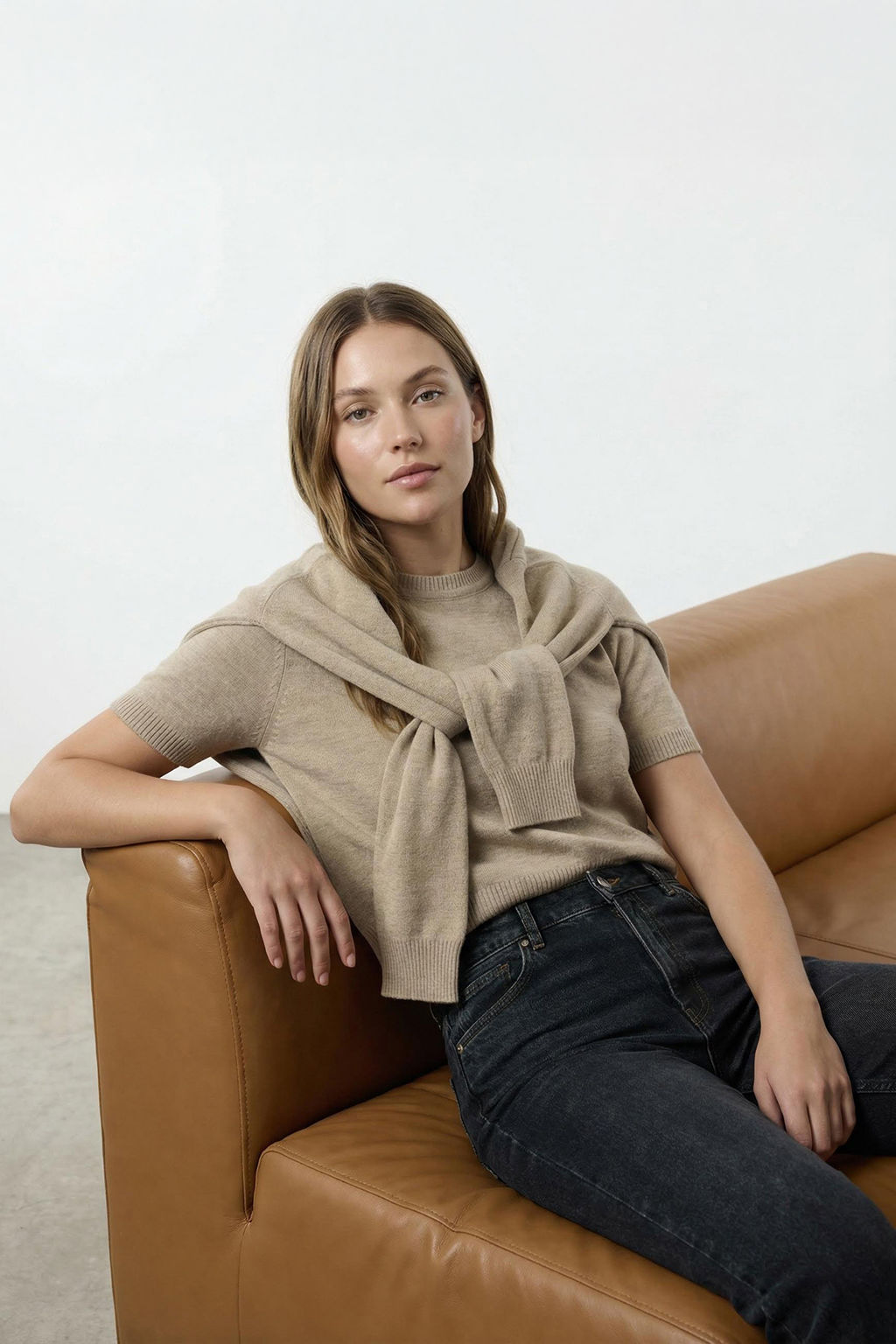 Tas Basic Bluz-H?rka Tak?m Triko H?rka TWOAW25HI00216