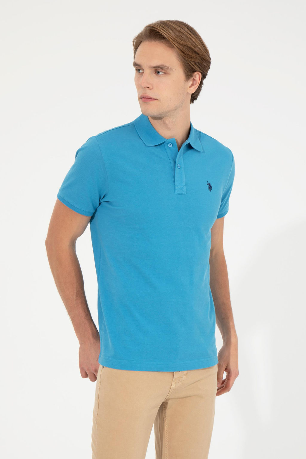 Erkek Kobalt Basic Polo Yaka Ti__rt