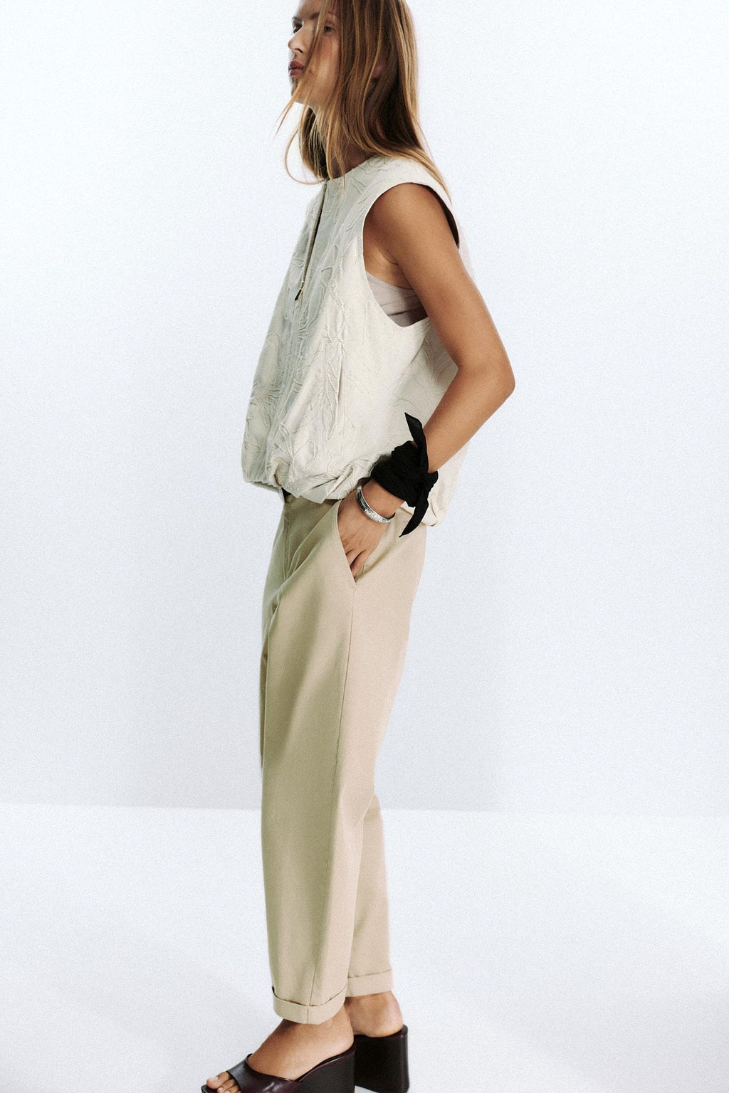 EMBROIDERED GILET - Zara фото 4