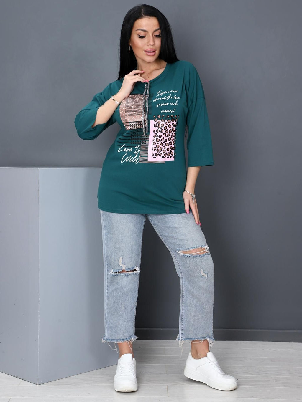 IV-CAPRIZ Диара - футболка лазурный фото 2